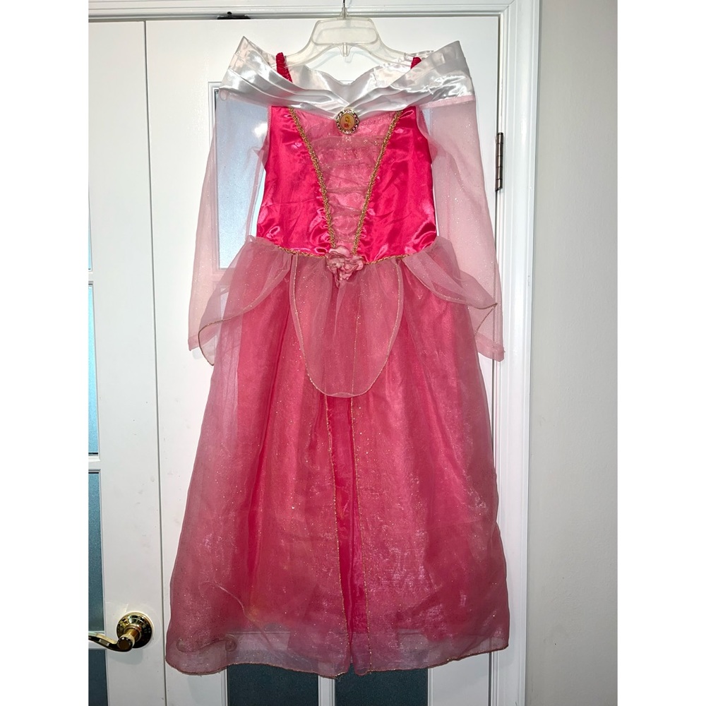 DISNEY GIRLS AURORA PRINCESS DRESS 👑💖✨
